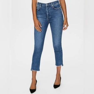 NWOT AGOLDE Riley Crop Jeans